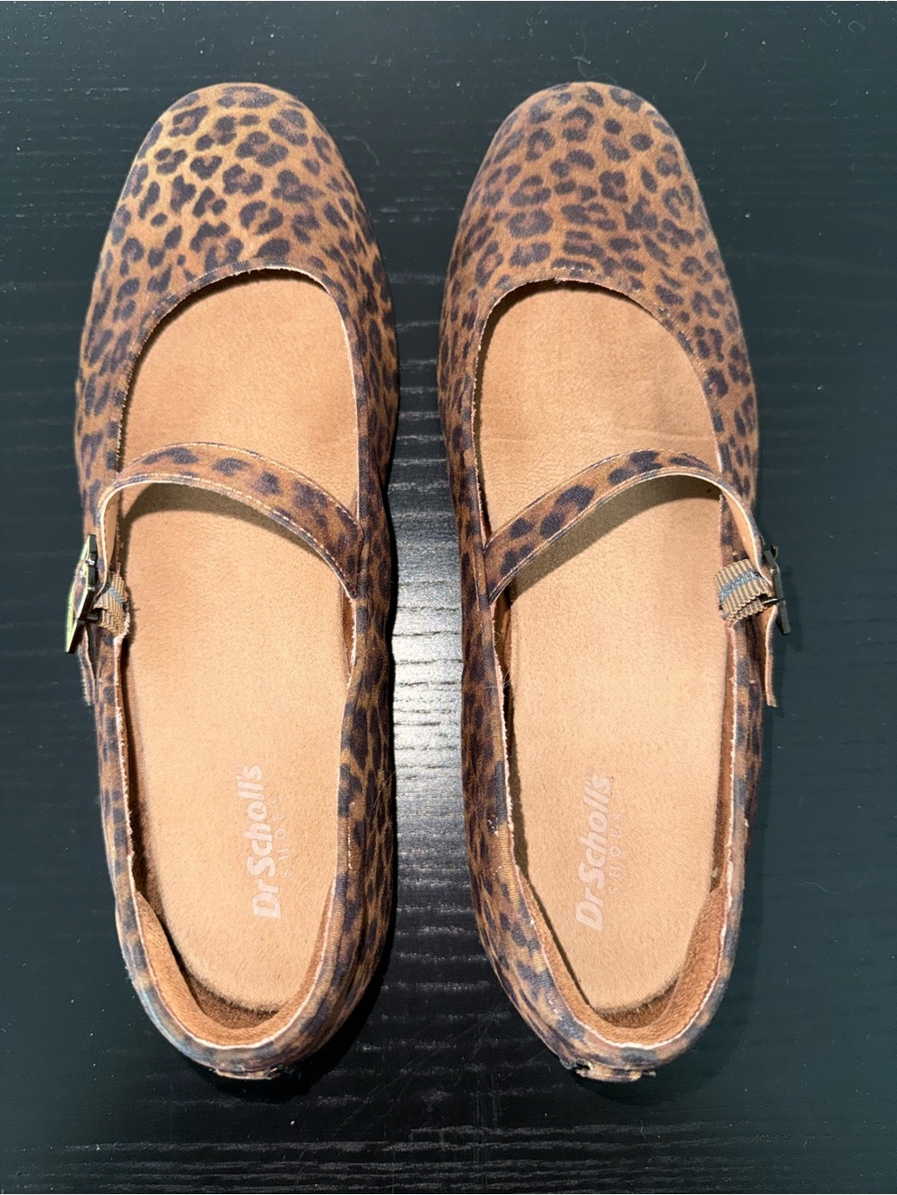 Dr. Scholl's Wexley Jane Mary Jane Ballet Flats Leopard Print Size 9 - Picture 5 of 7